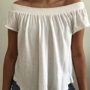 white off the shoulder top size M